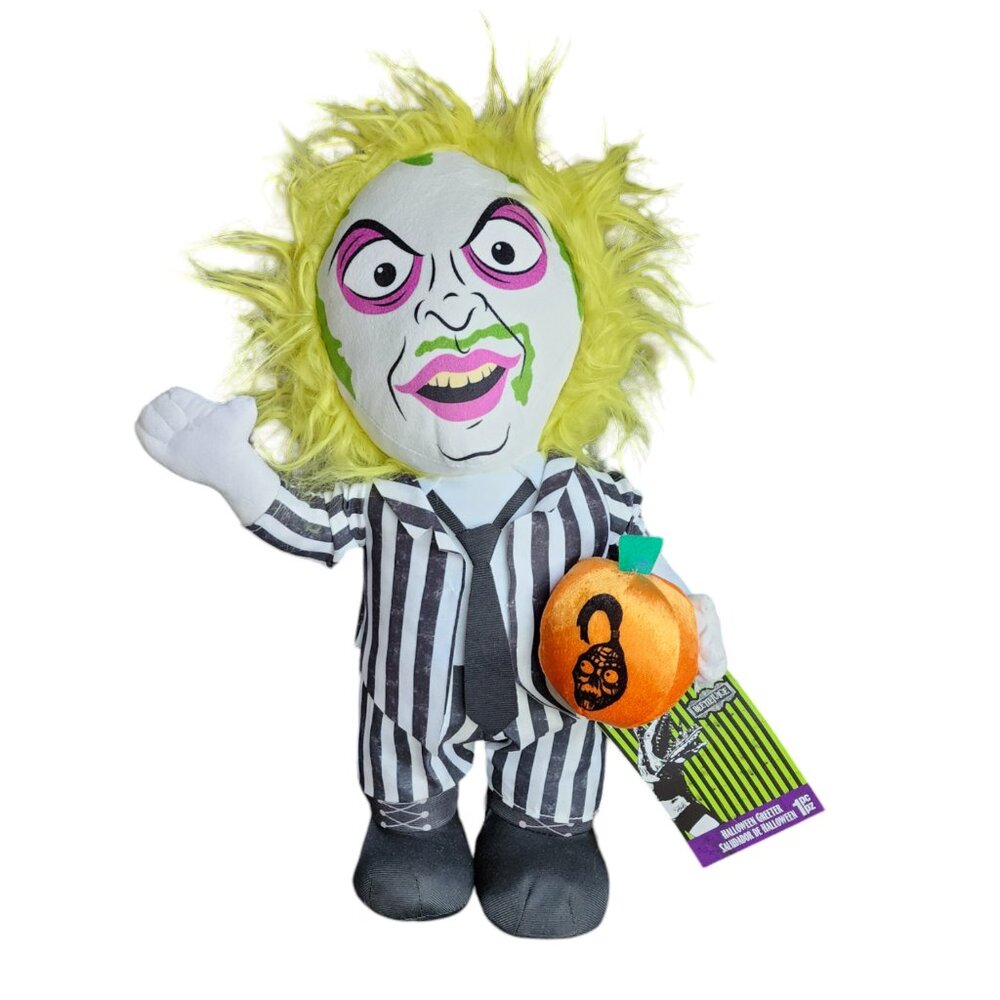 Gemmy Stylized Beetlejuice Halloween Greeter
